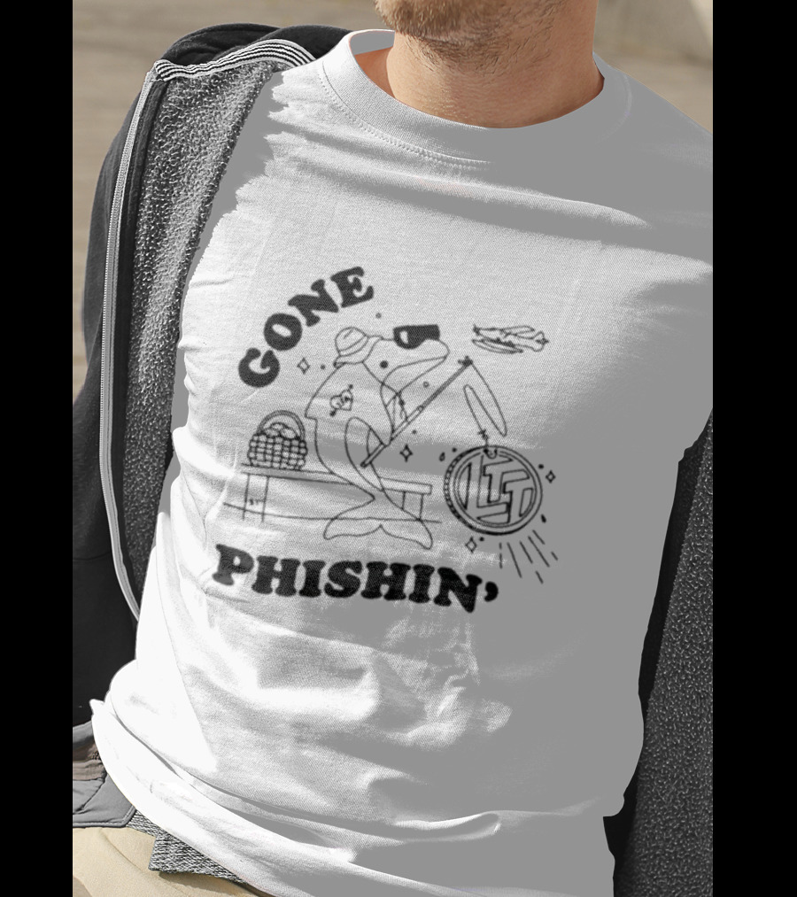Gone Phishin Miami Dolphins Lure Catch T-Shirt