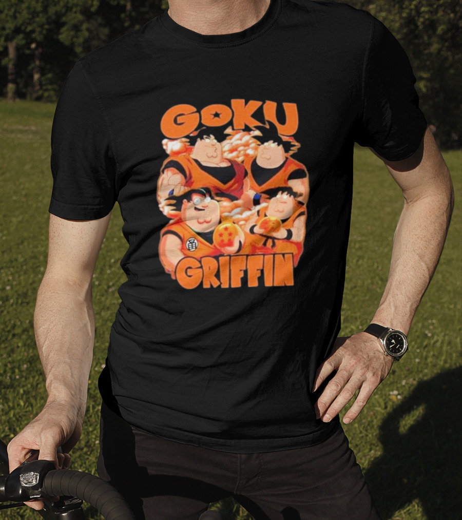 Goku Griffin Anime Family Crossover T-Shirt
