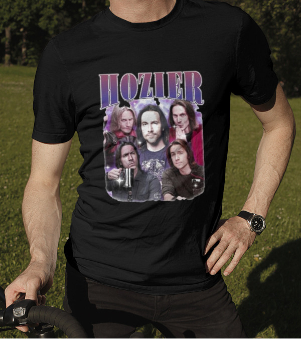Hozier Music Hozier Matt Mercer Starry Background Collage T-Shirt