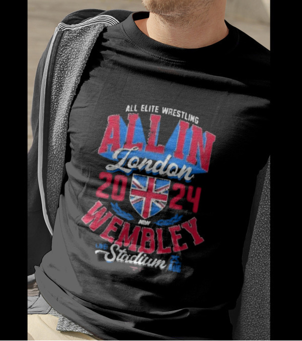 All Elite Wrestling All In London 2024 Wembley Stadium Event 25 Aug T-Shirt