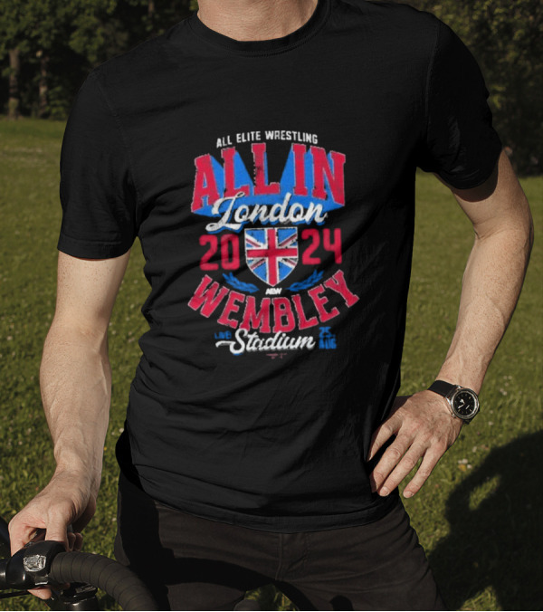All Elite Wrestling All In London 2024 Wembley Stadium Event 25 Aug T-Shirt