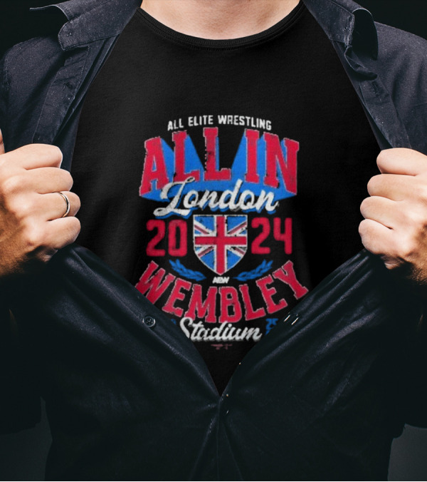 All Elite Wrestling All In London 2024 Wembley Stadium Event 25 Aug T-Shirt