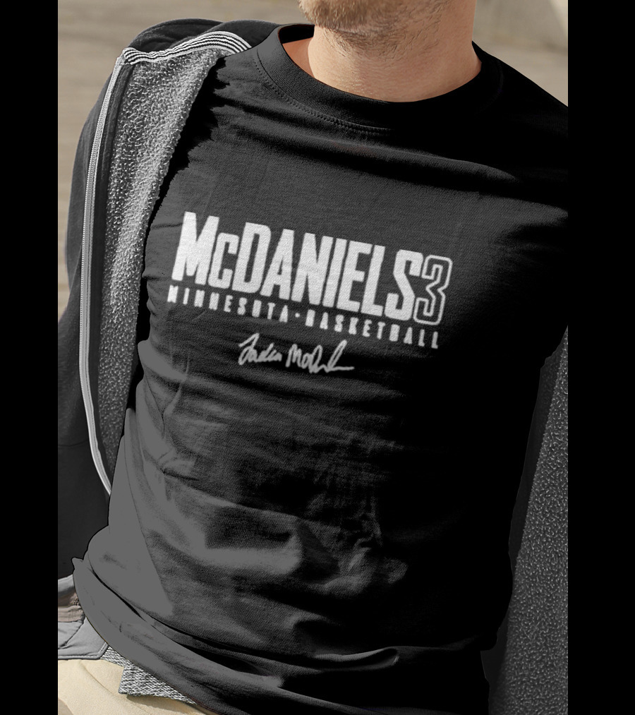 McDaniels 3 Minnesota Basketball Jaden McDaniels Signature T-Shirt