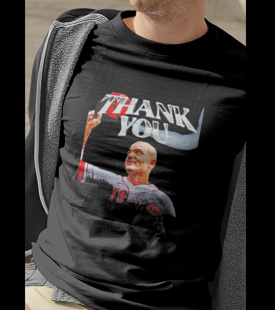 Joey Votto 19 Thank You Reds Baseball T-Shirt