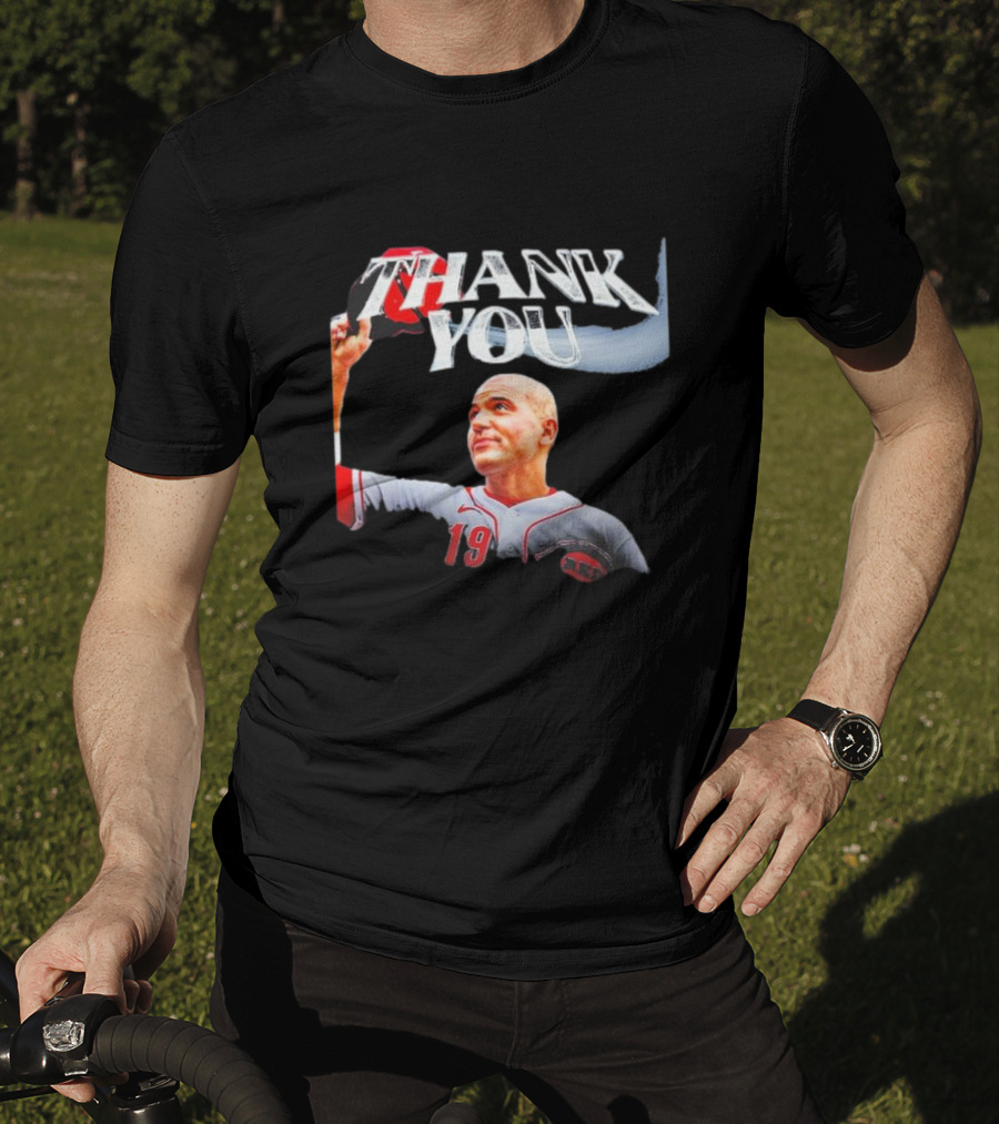 Joey Votto 19 Thank You Reds Baseball T-Shirt