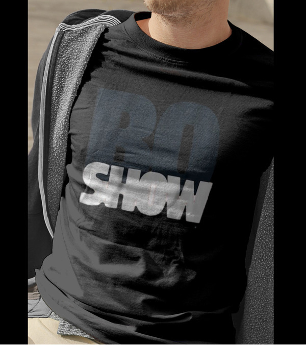 Bo Nix The Bo Show Dark Bold Minimalist Text T-Shirt