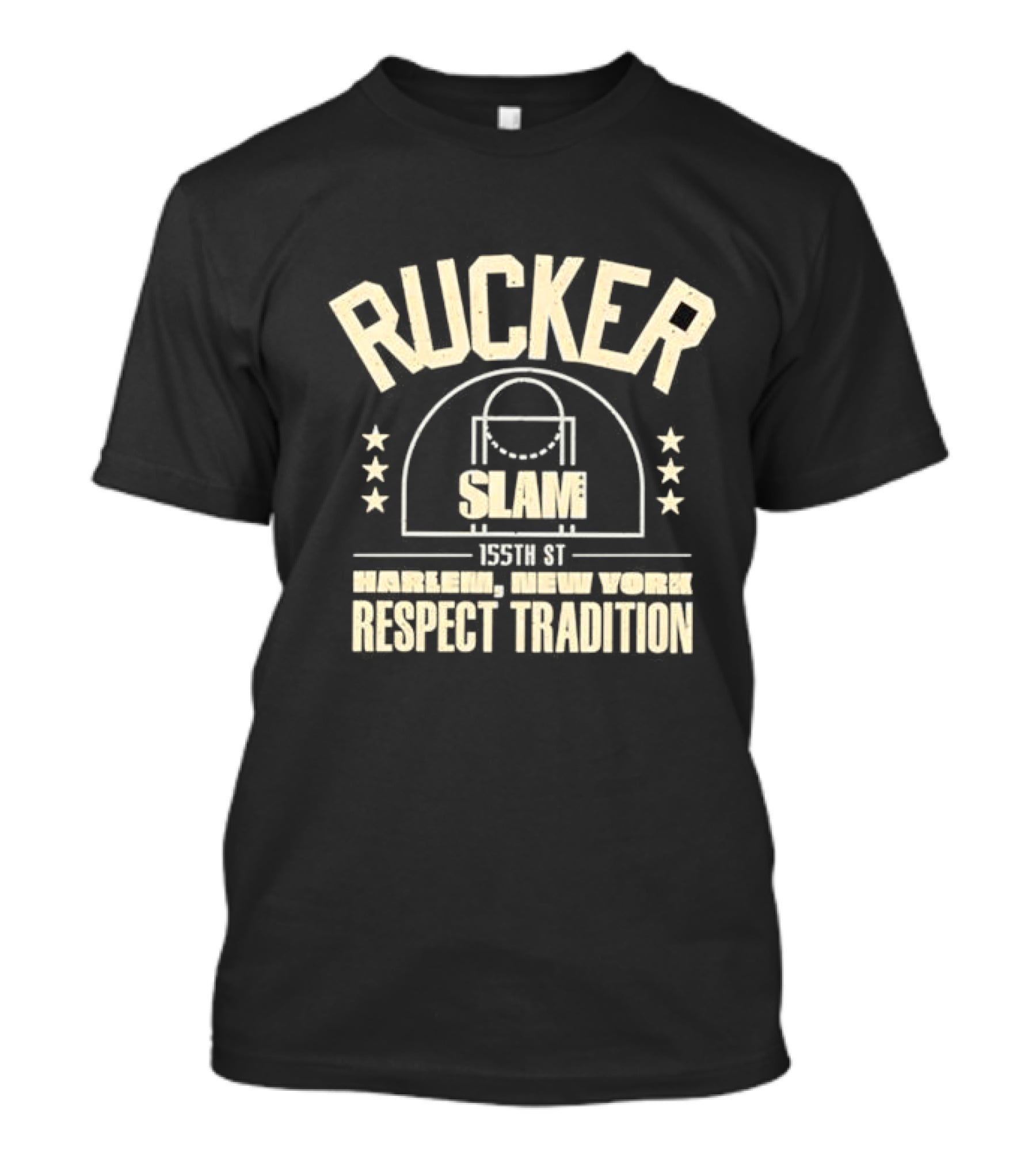 Rucker Park Slam 155th St Harlem New York Respect Tradition T-Shirt