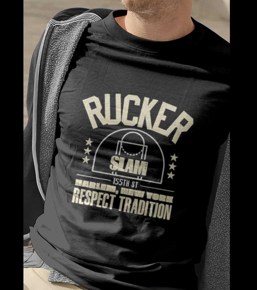 Rucker Park Slam 155th St Harlem New York Respect Tradition T-Shirt