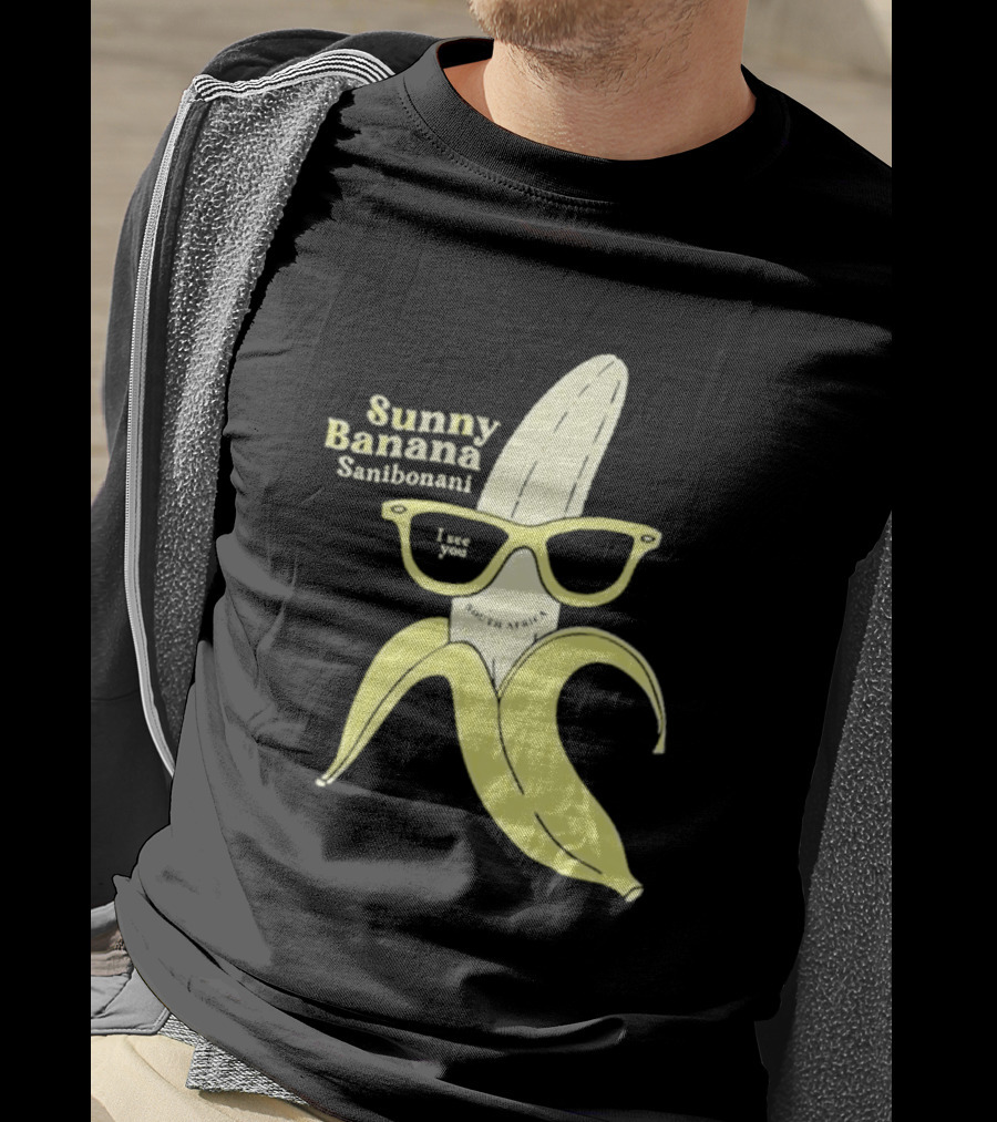 Sunny Banana Sanibonani I See You South Africa T-Shirt