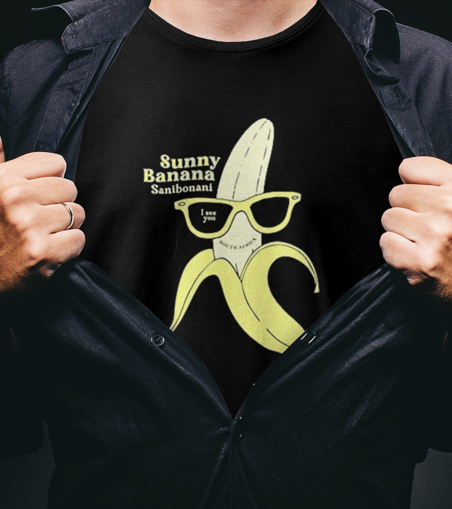 Sunny Banana Sanibonani I See You South Africa T-Shirt