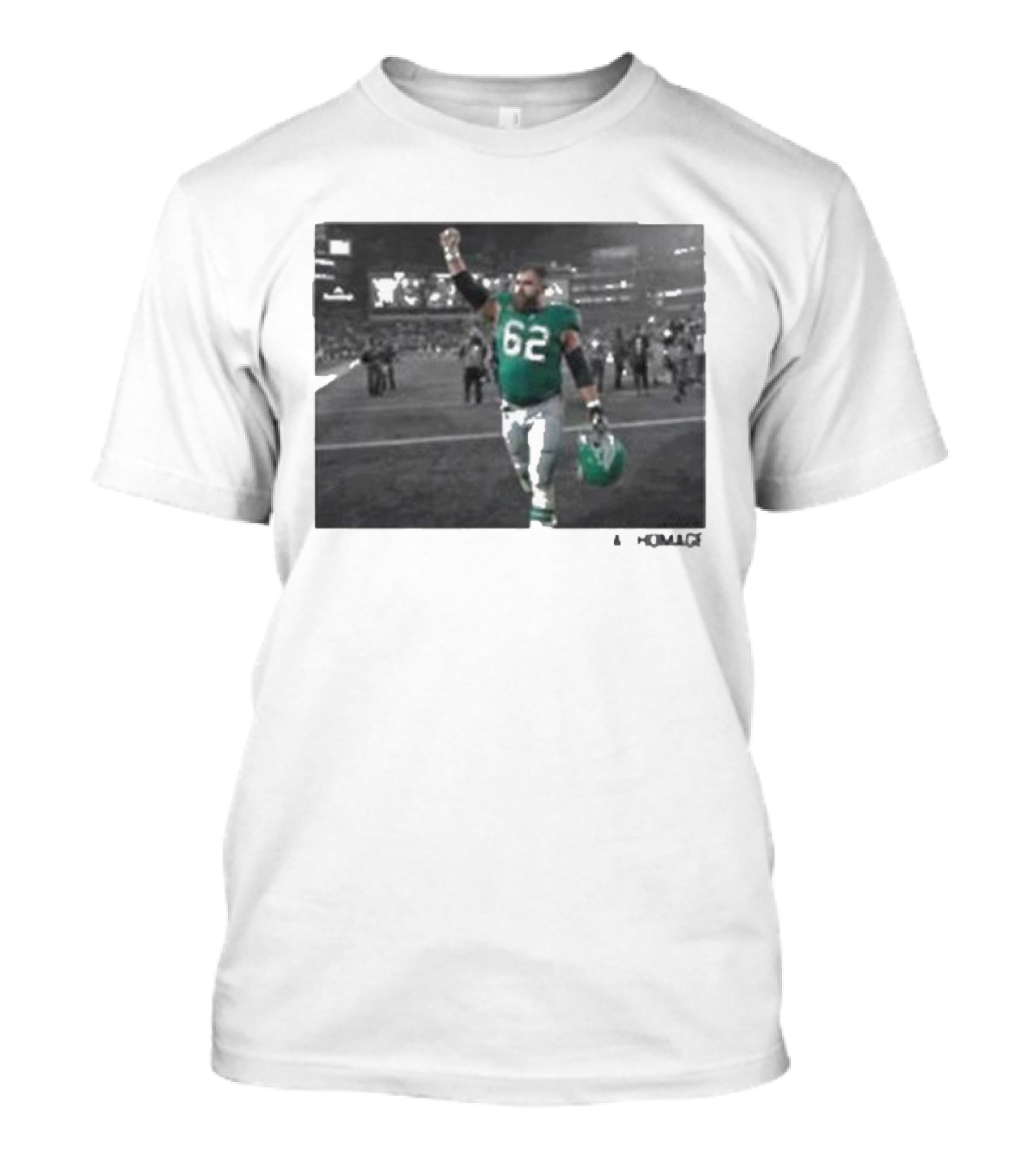 Travis Kelce Jason Kelce Pay Homage Number 62 Football Stadium T-Shirt