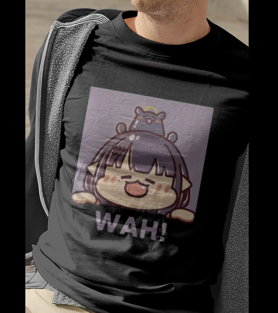 Hololive WAH Win All Heart Cute Anime Character T-Shirt