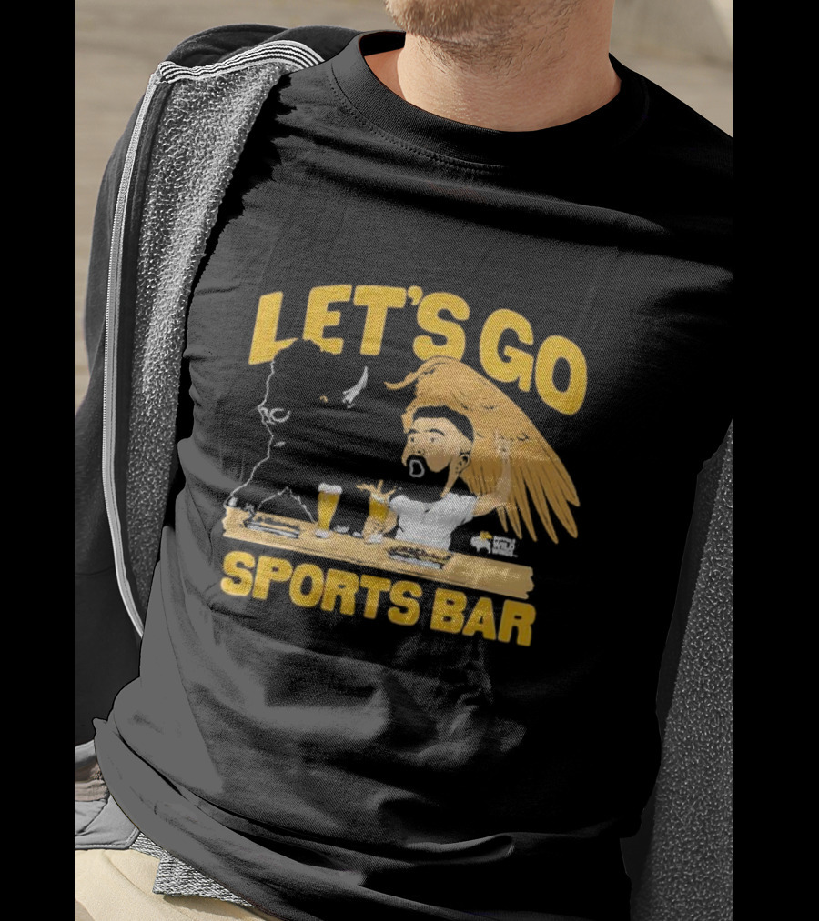 Let's Go Sports Bar Buffalo Wild Wings X Jason Kelce T-Shirt