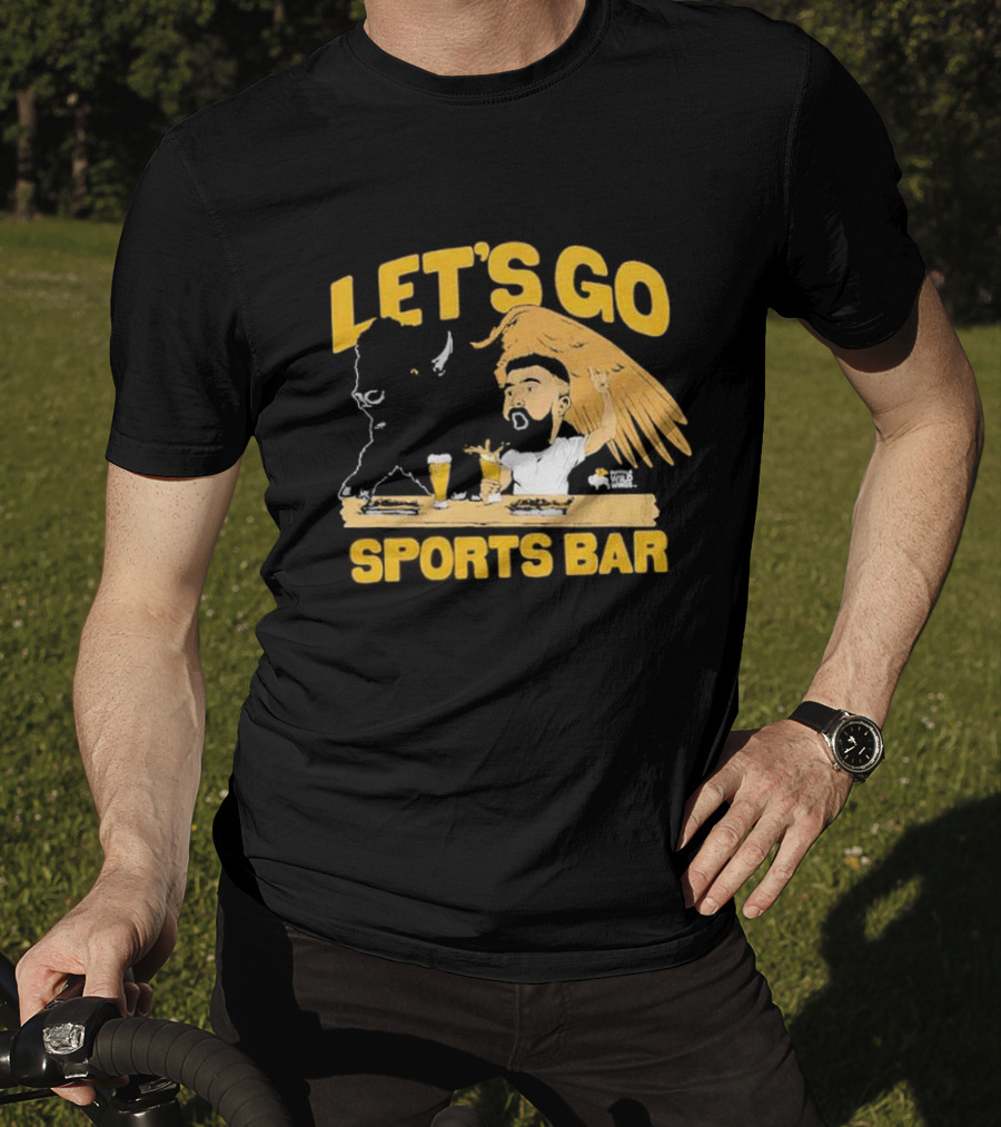 Let's Go Sports Bar Buffalo Wild Wings X Jason Kelce T-Shirt