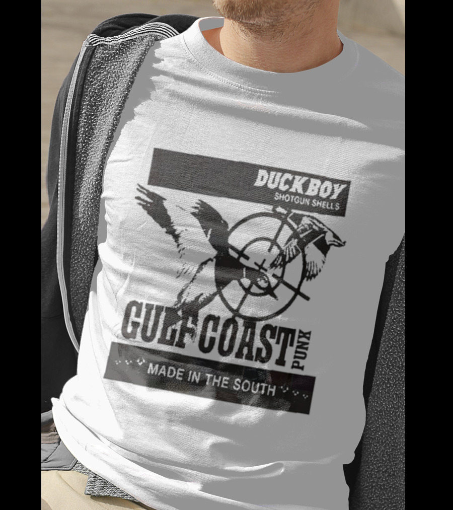 Duckboy Shotgun Shells Gulf Coast Punk Made In The South 12ga T-Shirt