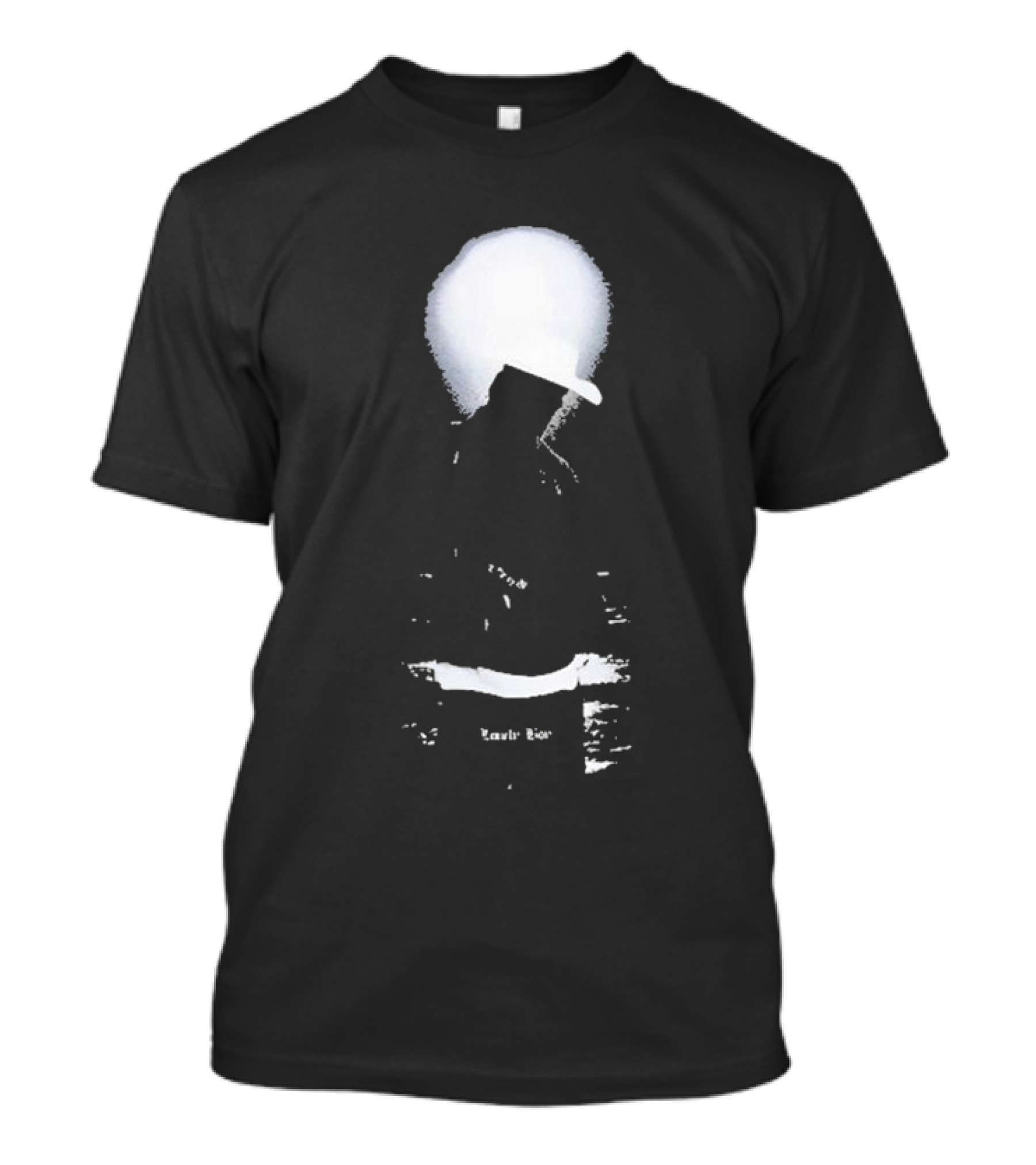 Lonely Boy Paradise Black Enigmatic Silhouette Hat Contrast T-Shirt