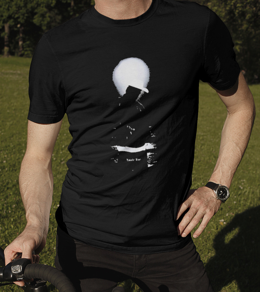 Lonely Boy Paradise Black Enigmatic Silhouette Hat Contrast T-Shirt