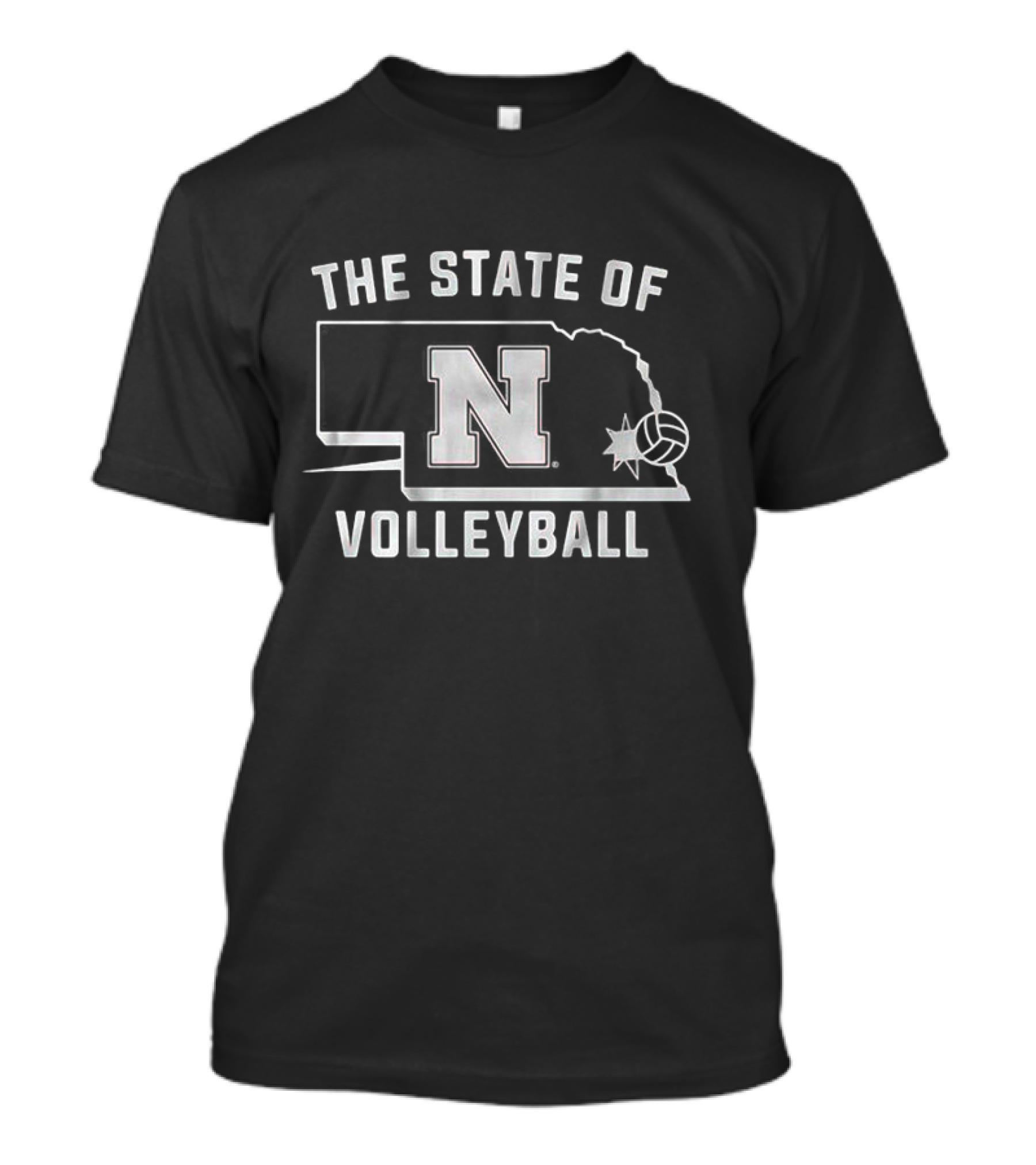 The State Of Volleyball Nebraska N T-Shirt