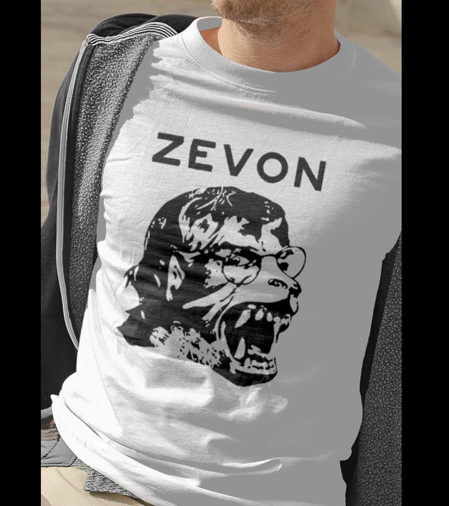 Zevon Angry Face Drawing T-Shirt