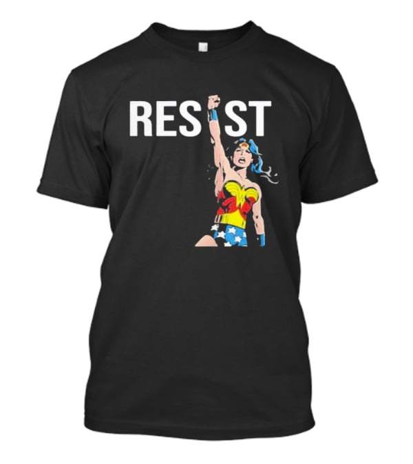 Wonder Woman Resist Power Iconic Fist Uplift T-Shirt