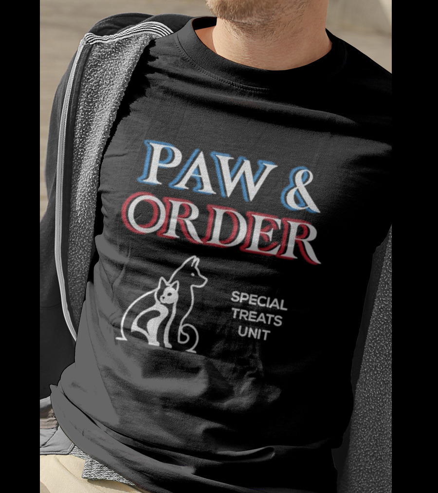 Paw And Order Special Treats Unit Dog Cat T-Shirt
