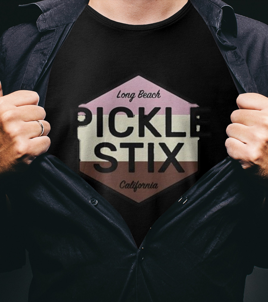 Long Beach Pickle Stix California Neapolitan Surfboards Concert T-Shirt