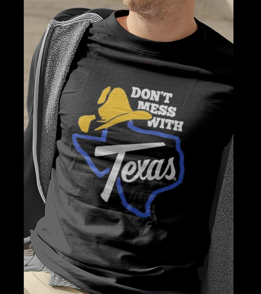 Don't Mess With Texas State Bobcats Football Cowboy T-Shirt