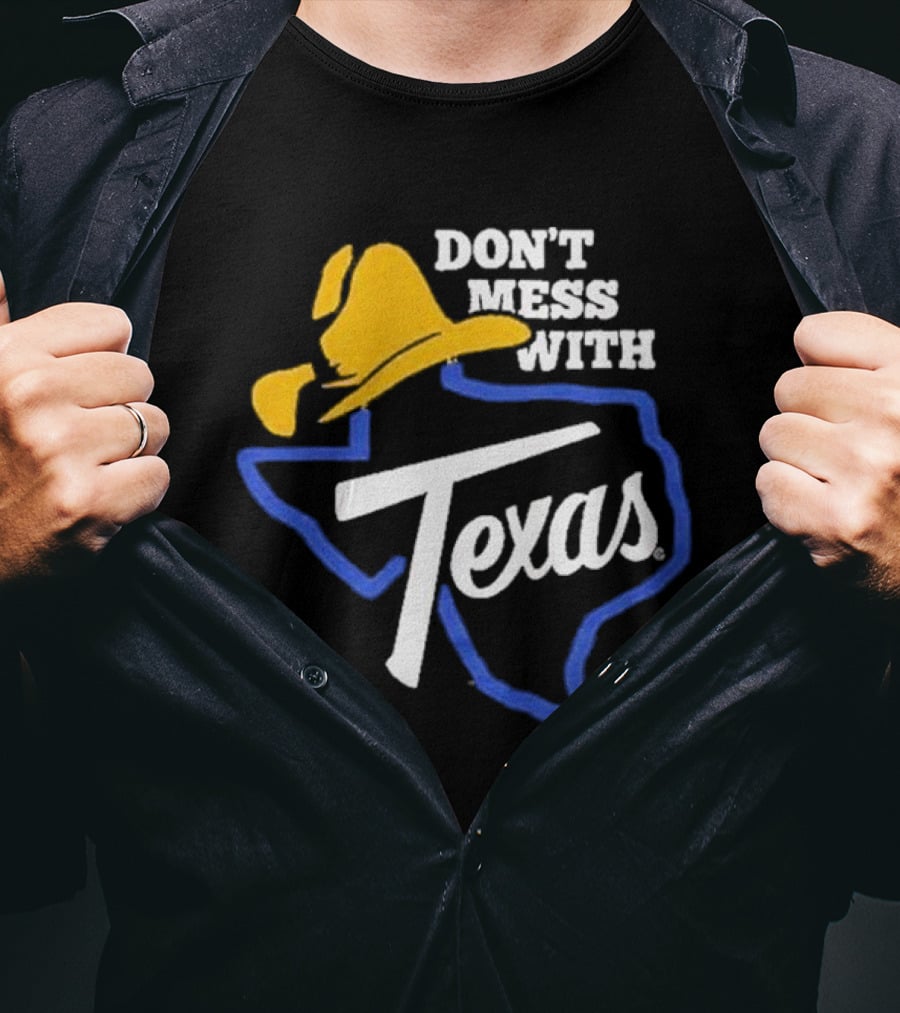 Don't Mess With Texas State Bobcats Football Cowboy T-Shirt