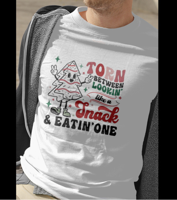 “Colorful Playful Ambivalence Torn Between Lookin Like A Snack And Eatin Bright Design” T-Shirt