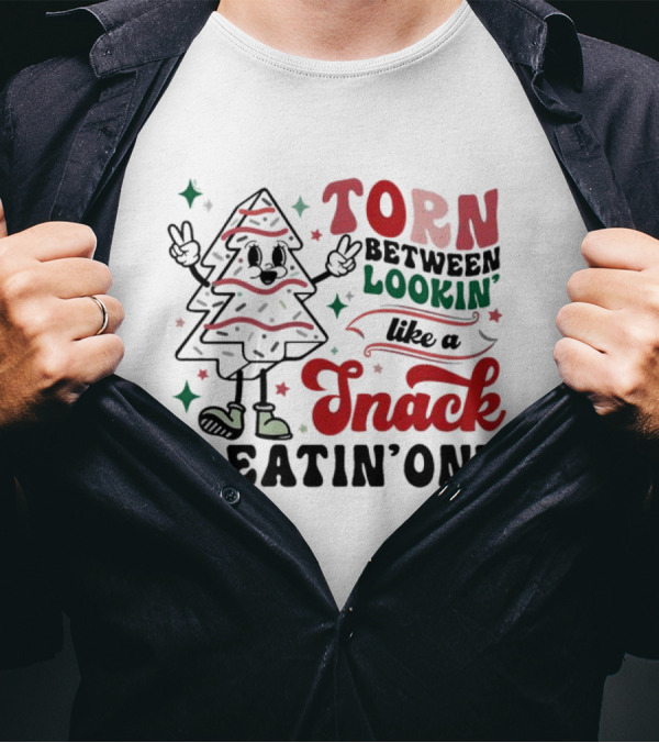 “Colorful Playful Ambivalence Torn Between Lookin Like A Snack And Eatin Bright Design” T-Shirt