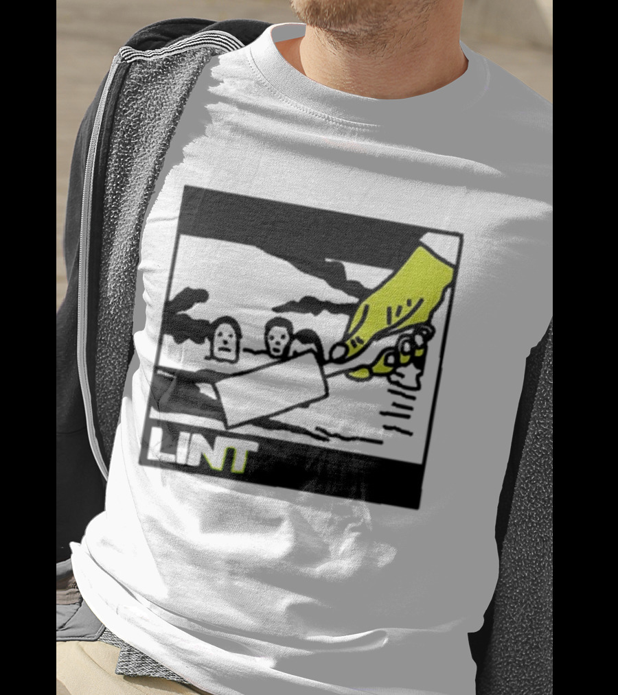 Slint Spiderland Album Cover Art Black Hand Image T-Shirt