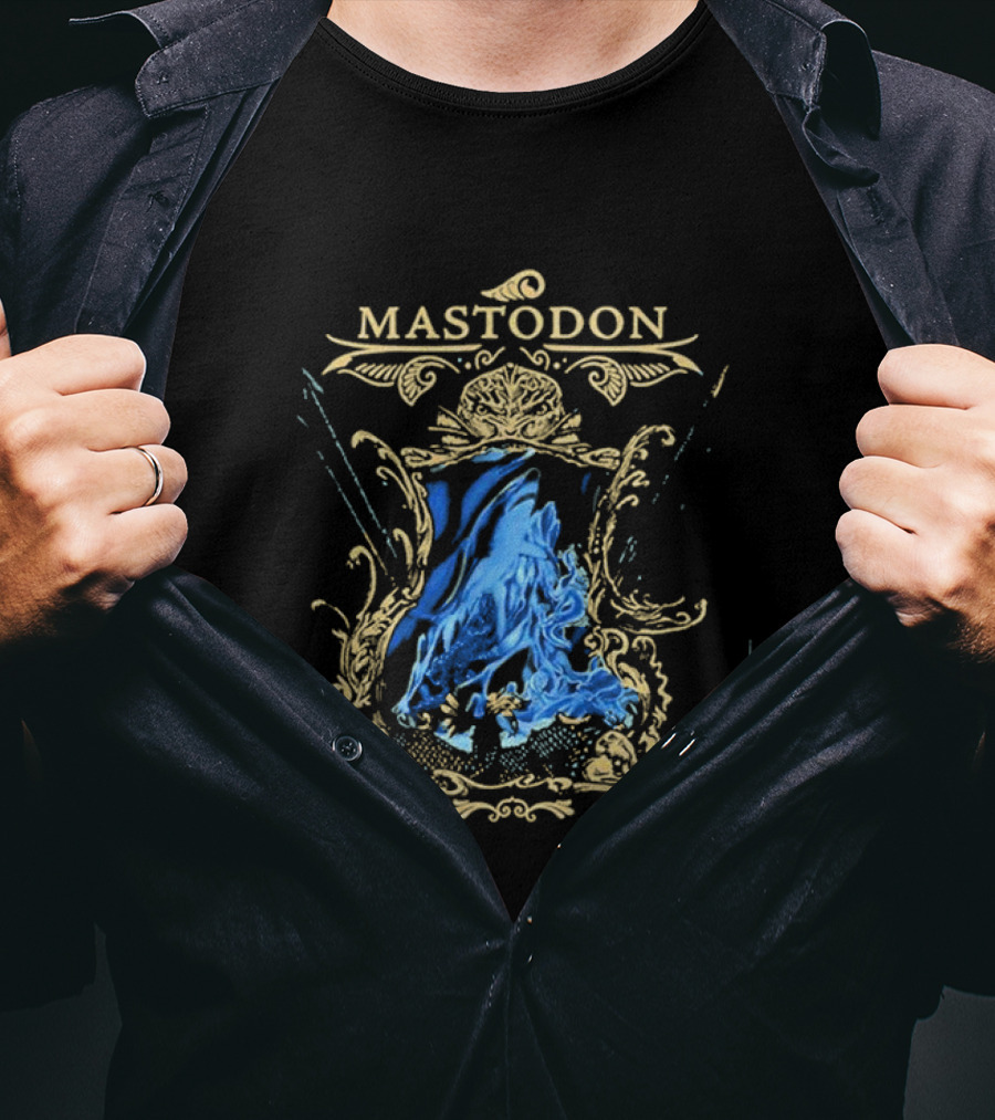 Mastodon Blue Sea Beast T-Shirt