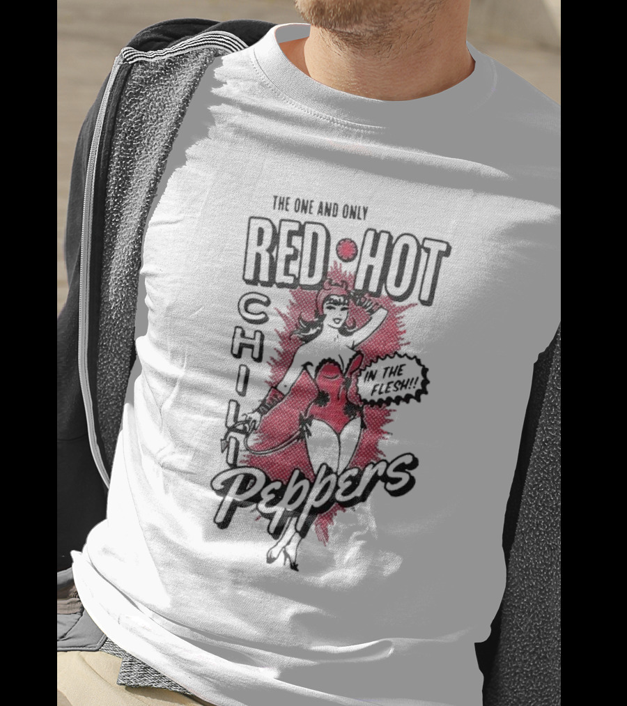 The One And Only Red Hot Chili Peppers In The Flesh T-Shirt