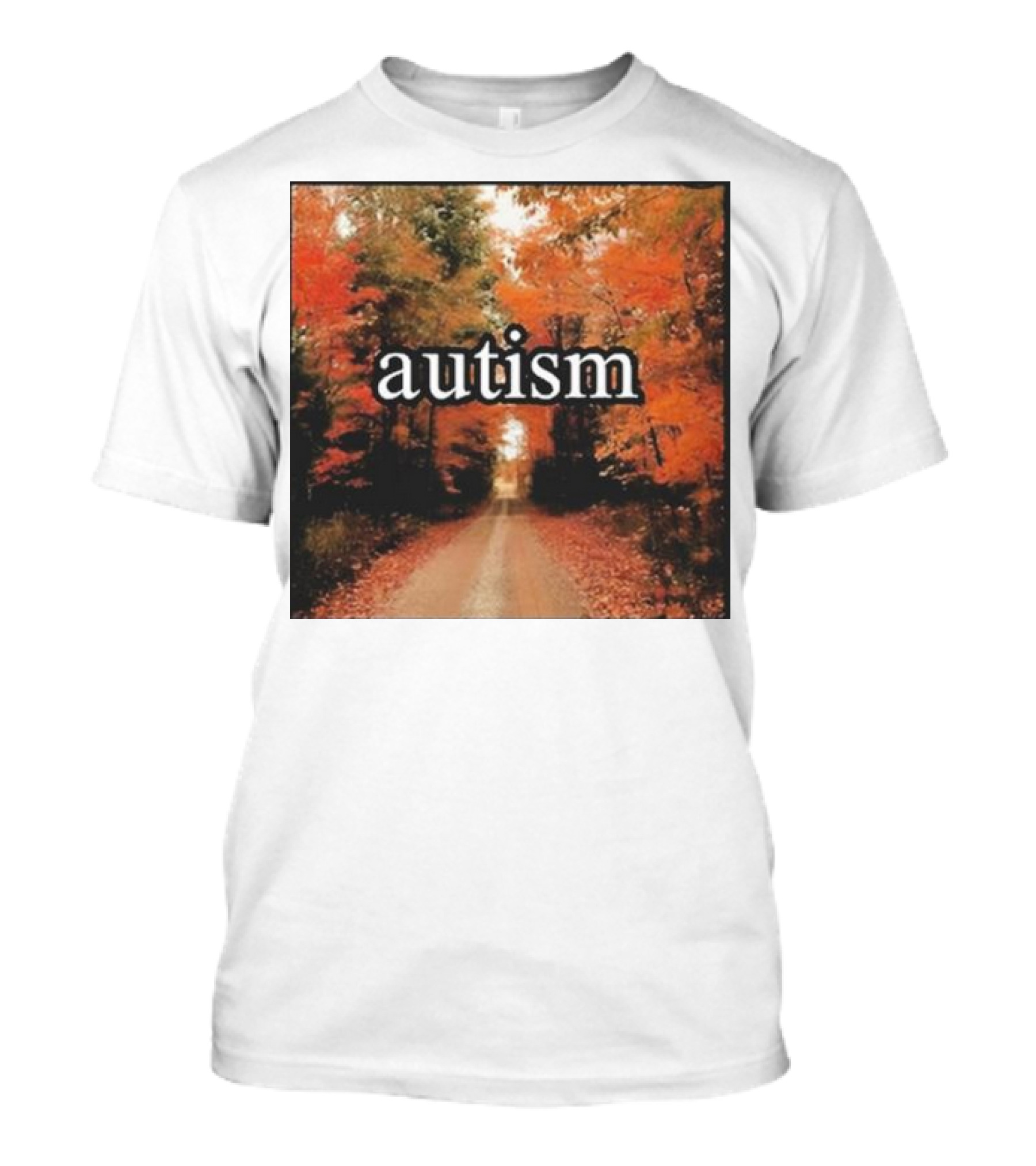 Autism In An Autumn Forest Pathway T-Shirt