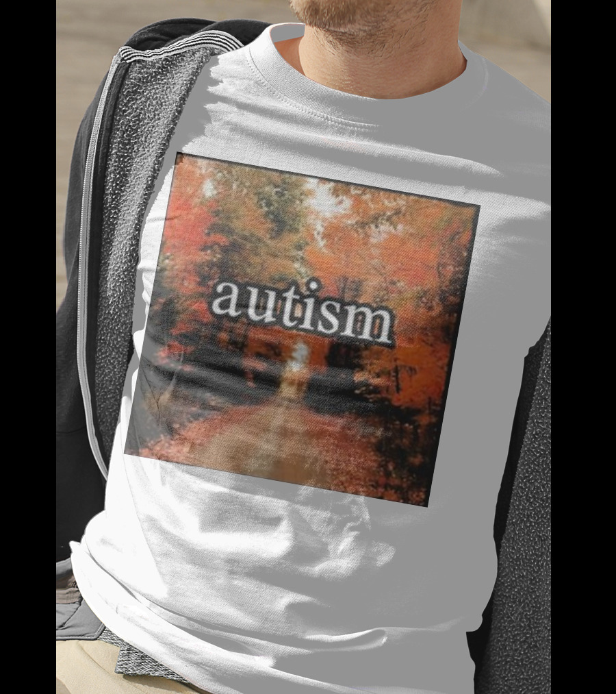 Autism In An Autumn Forest Pathway T-Shirt
