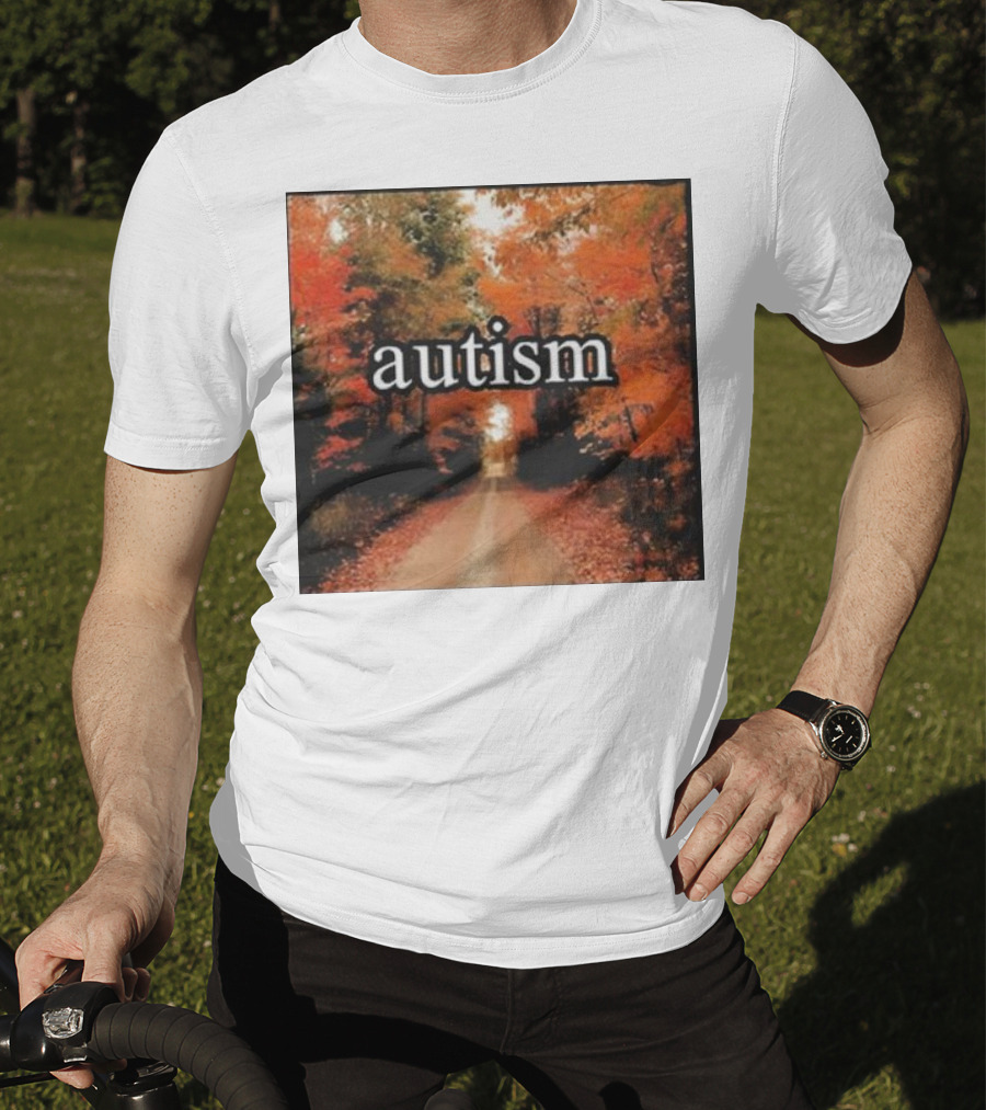 Autism In An Autumn Forest Pathway T-Shirt