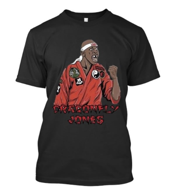 Dragonfly Jones Martin Lawrence Cartoon Mma Karate Kung Fu Martial Arts Iconic Red Gi T-Shirt