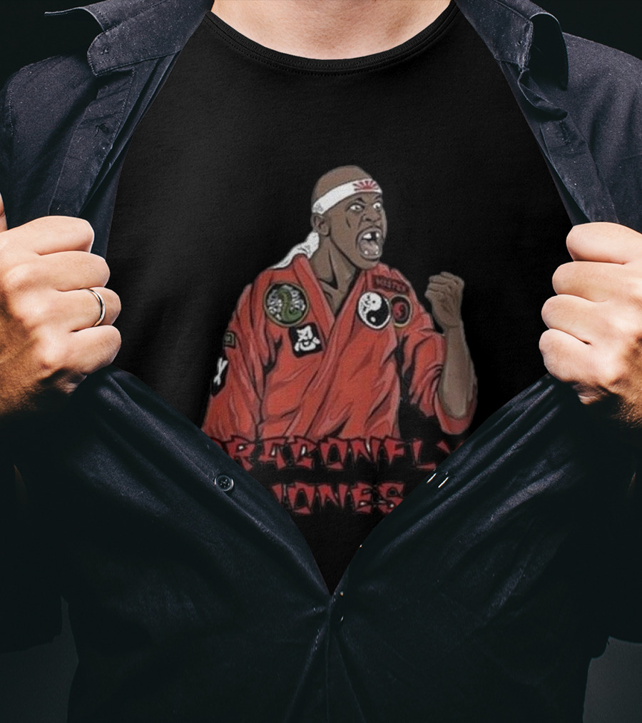 Dragonfly Jones Martin Lawrence Cartoon Mma Karate Kung Fu Martial Arts Iconic Red Gi T-Shirt