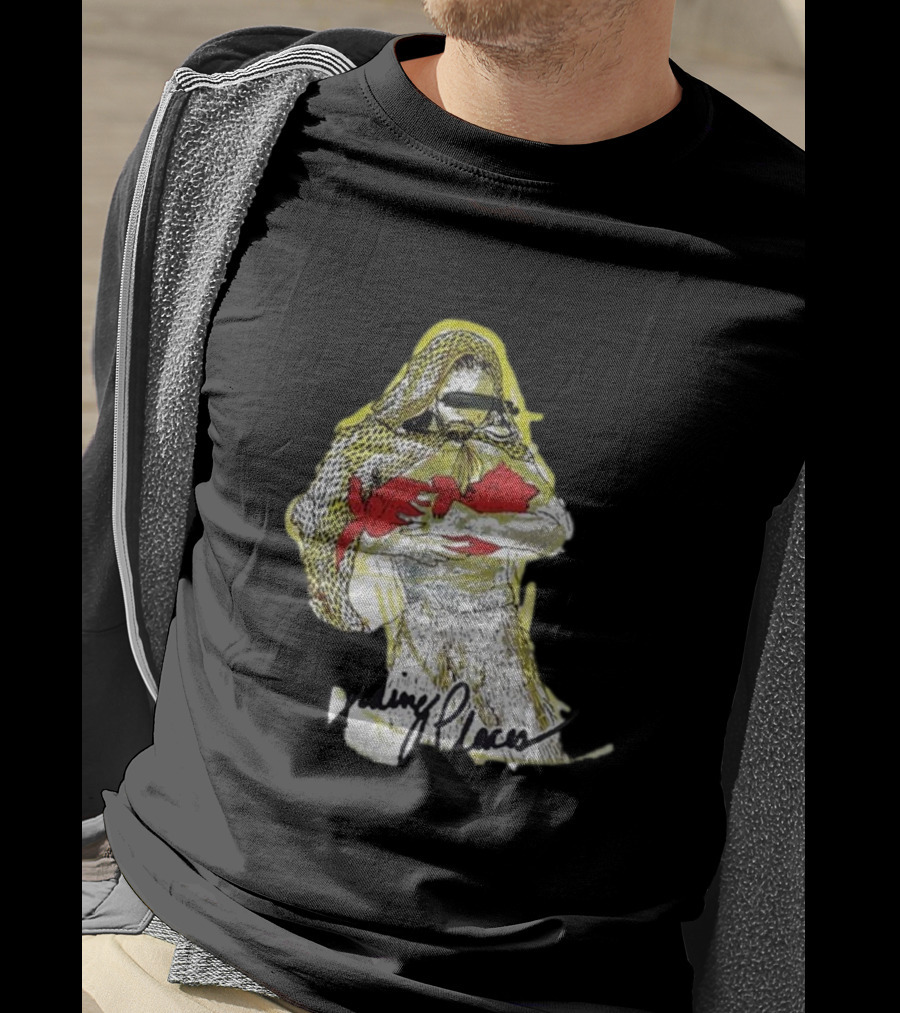 Hiding Places Wolf Father Sketch With Hooded Figure And Red Gloves T-Shirt