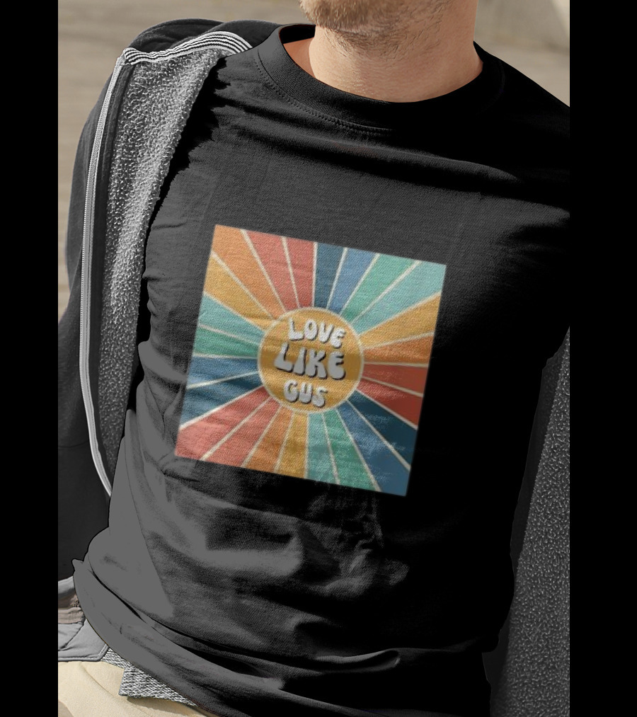 Love Like Gus Retro Sunshine Stripes T-Shirt