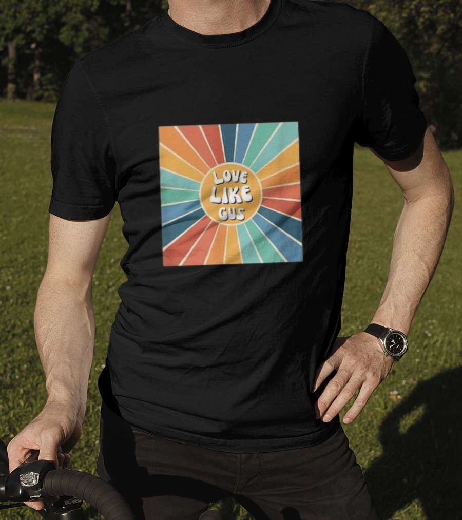 Love Like Gus Retro Sunshine Stripes T-Shirt