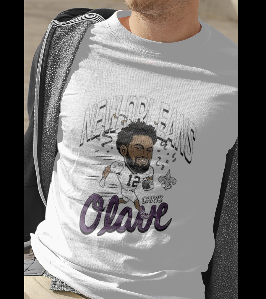 New Orleans Saints Chris Olave 12 T-Shirt