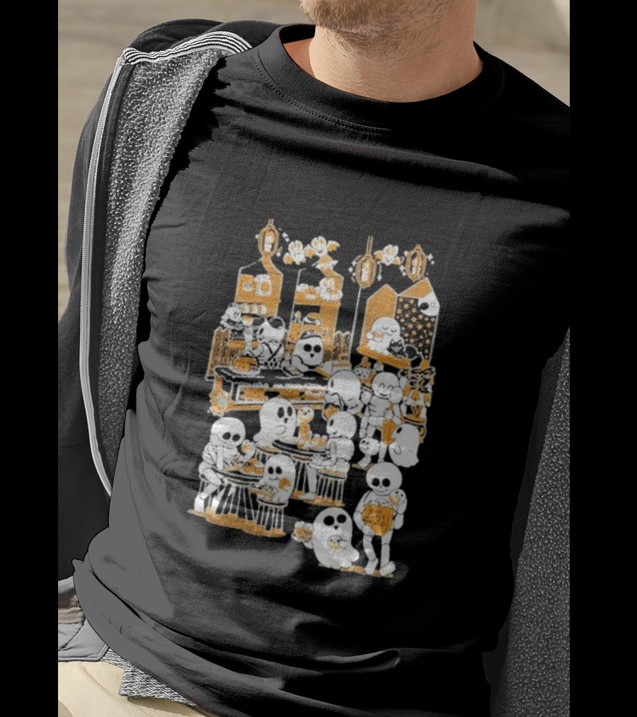 Sarah Graley Our Super Adventure Spooky Bakery Scene With Ghosts T-Shirt