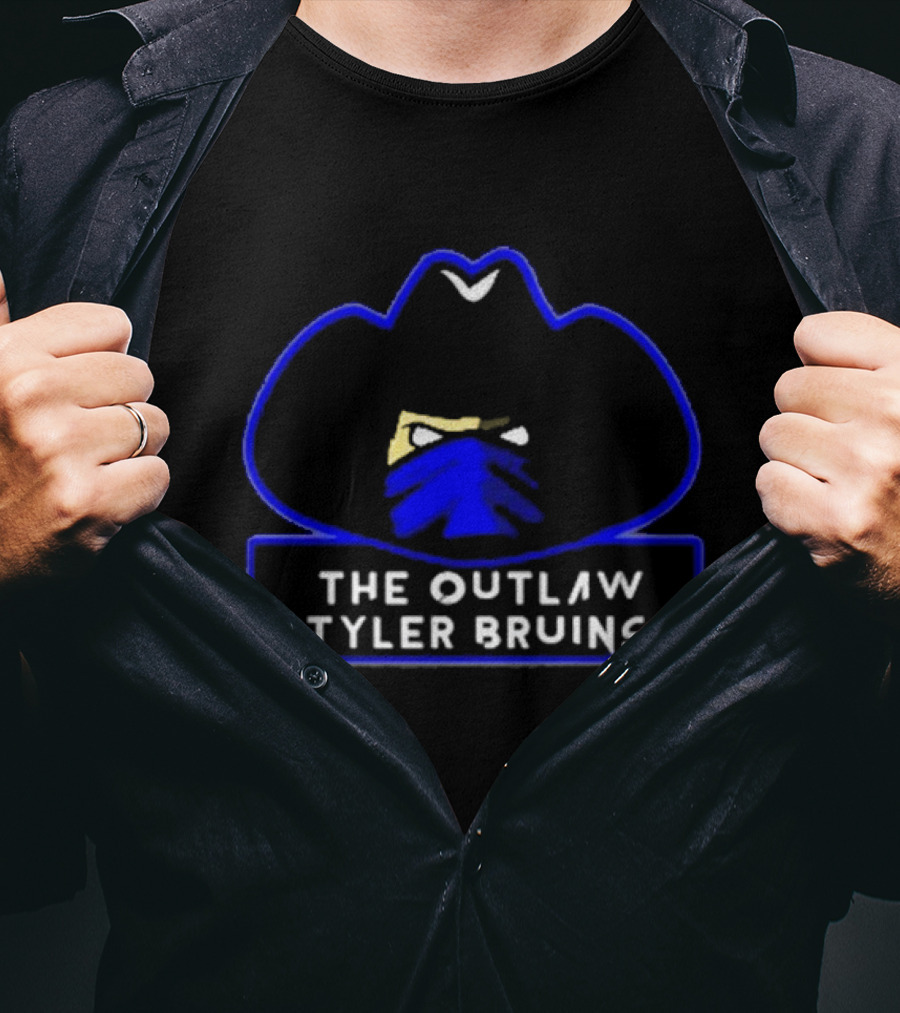 The Outlaw Tyler Bruins Cowboy Mask T-Shirt
