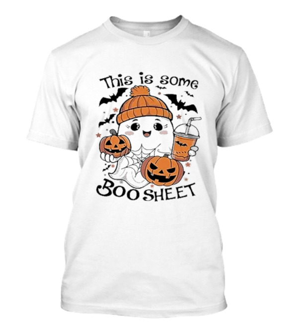 This Is Some Boo Sheet Retro Ghost Pumpkins Halloween T-Shirt
