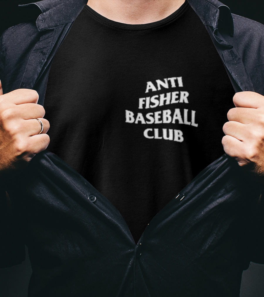 Anti Fisher Baseball Club Aesthetic Trend T-Shirt