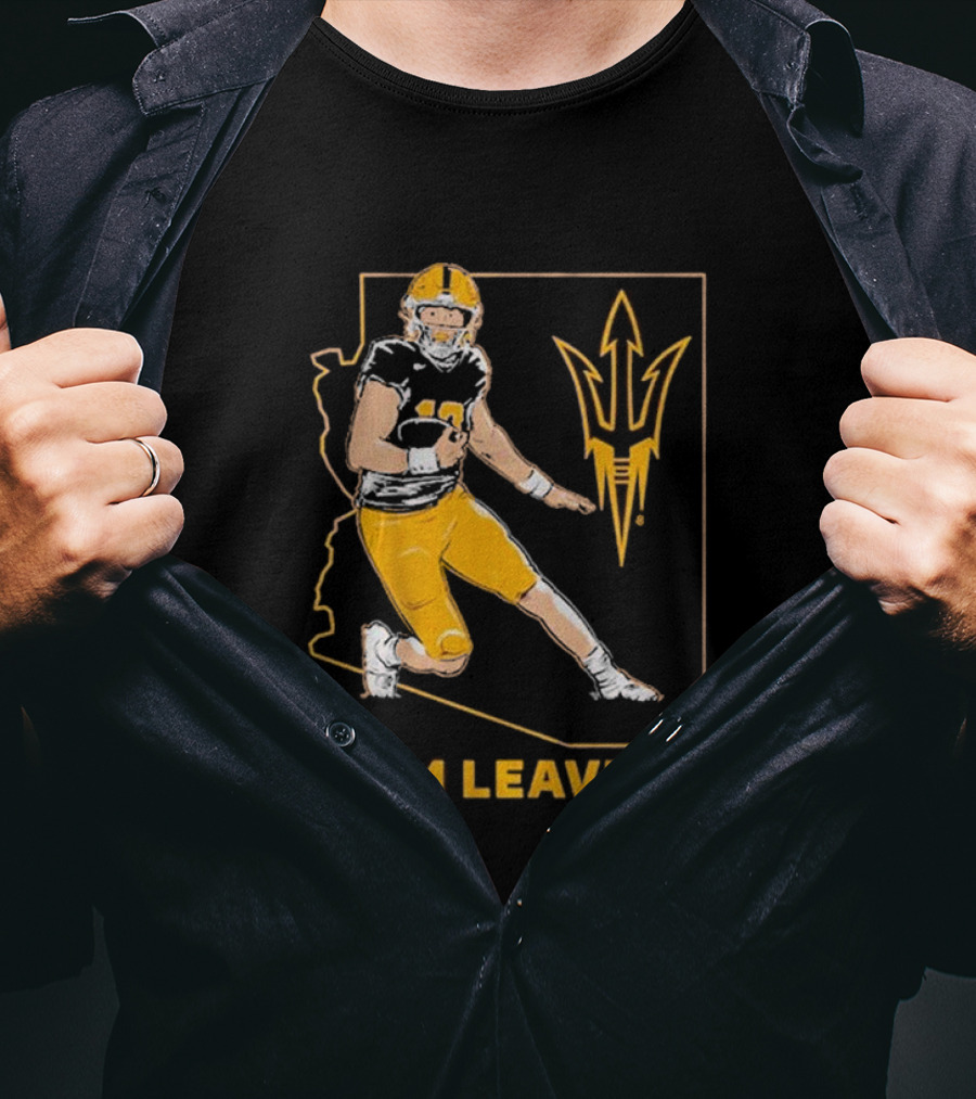 Sam Leavitt ASU Football State T-Shirt