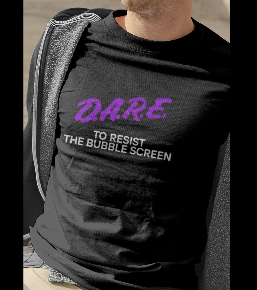 Clemson Tigers D.A.R.E. To Resist The Bubble Screen T-Shirt