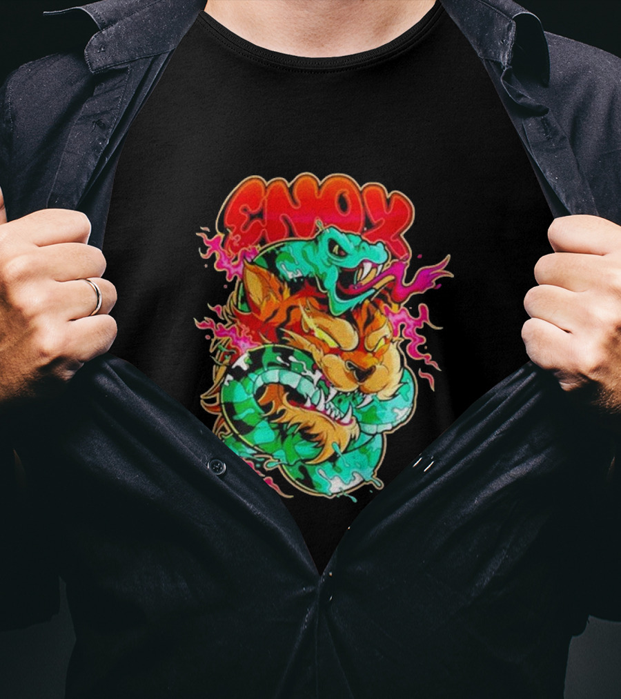 Enox Vibrant Serpent Striker 2025 Tiger Roar Embrace T-Shirt