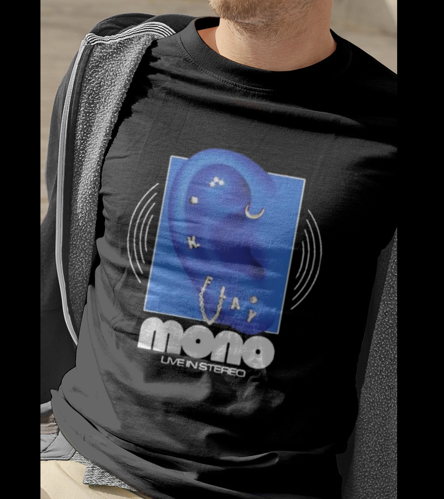 Mono Live In Stereo K Flay Blue Ear T-Shirt